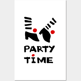 Dancing Shoes. Party Time. Posters and Art